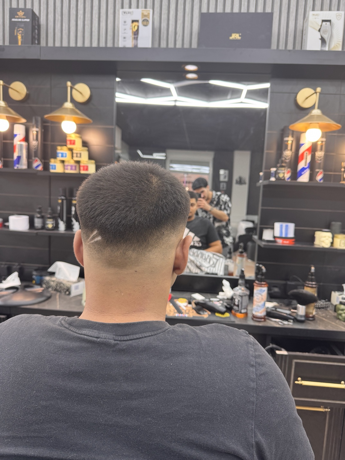 Clean Fade von hinten